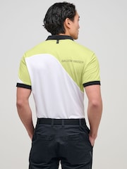 Galvin Green White Myron Breathable Short Sleeve Golf Shirt - Image 4 of 8