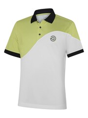 Galvin Green White Myron Breathable Short Sleeve Golf Shirt - Image 7 of 8