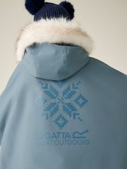 Regatta Grey Junior Waterproof Changing Pro Robe - Image 6 of 12