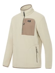 Cream - Regatta Frankie Borg Fleece mit halbem Reißverschluss - Bild 2 von 4