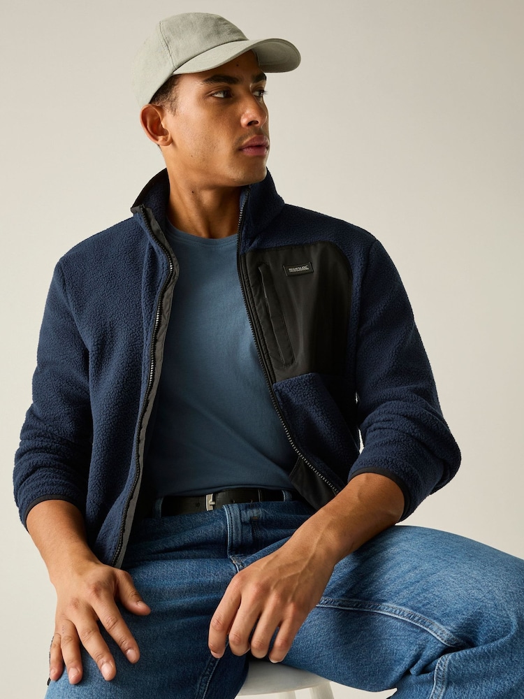 Regatta Blue Frankie Borg Full Zip Fleece - Image 1 of 10 Regatta Blue Frankie Borg Full Zip Fleece - Image 1 of 10