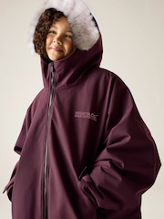 Regatta Purple Junior Waterproof Changing Pro Robe - Image 3 of 7