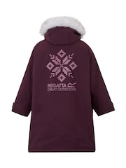 Regatta Purple Junior Waterproof Changing Pro Robe - Image 7 of 7