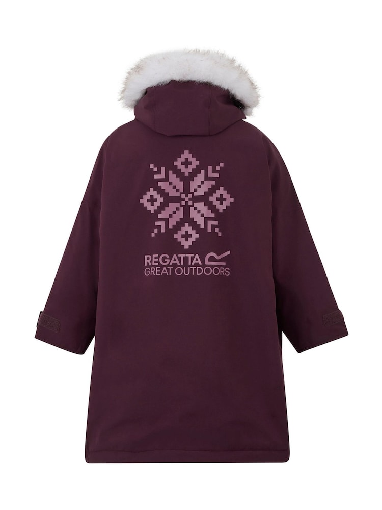 Regatta Purple Junior Waterproof Changing Pro Robe - Image 7 of 7 Regatta Purple Junior Waterproof Changing Pro Robe - Image 7 of 7