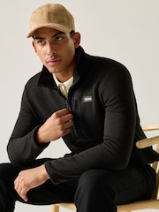 Schwarz - Regatta Barlee Half Zip Fleece - Bild 1 von 10