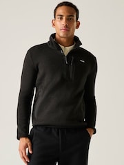 Schwarz - Regatta Barlee Half Zip Fleece - Bild 5 von 10