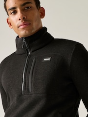 Schwarz - Regatta Barlee Half Zip Fleece - Bild 6 von 10