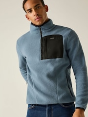 Grau - Regatta Frankie Borg Fleece mit halbem Reißverschluss - Bild 4 von 10