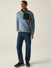 Grau - Regatta Frankie Borg Fleece mit halbem Reißverschluss - Bild 5 von 10