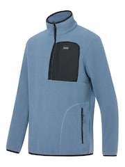 Grau - Regatta Frankie Borg Fleece mit halbem Reißverschluss - Bild 8 von 10