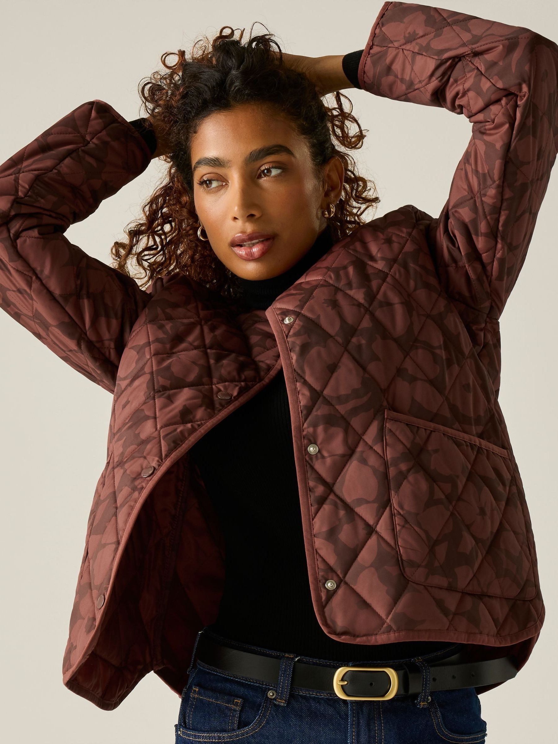 Regatta Women's Red Maia Quilted Jacket - Image 1