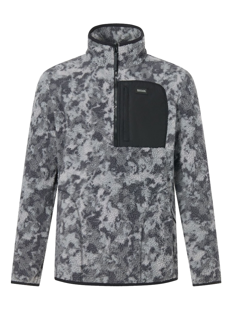 Regatta Light Grey Frankie Borg Half Zip Fleece - Image 1 of 4 Regatta Light Grey Frankie Borg Half Zip Fleece - Image 1 of 4