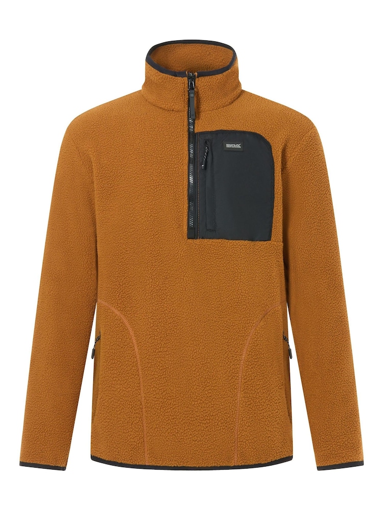 Orange - Regatta Frankie Borg Fleece mit halbem Reißverschluss - Bild 1 von 4 Orange - Regatta Frankie Borg Fleece mit halbem Reißverschluss - Bild 1 von 4