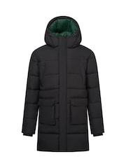 Regatta Black Marek longline Baffled Jacket - Image 7 of 11