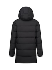 Regatta Black Marek longline Baffled Jacket - Image 9 of 11