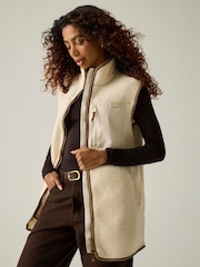 Regatta Cream Frankie Borg Longline Fleece - Image 1 of 10