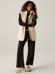 Regatta Cream Frankie Borg Longline Fleece - Image 4 of 10