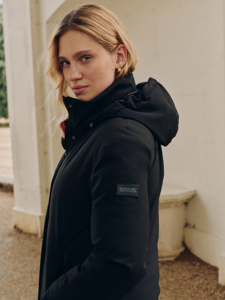 Negro - Chaqueta impermeable y aislante Regatta Janna - Imagen 2 de 15