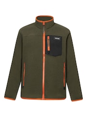 Regatta Dark Khaki/Rooibos Tea Junior Frankie Warm Fleece - Image 1 of 4