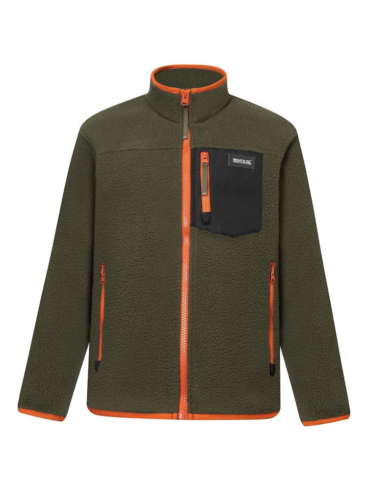 Regatta Dark Khaki/Rooibos Tea Junior Frankie Warm Fleece - Image 1 of 4