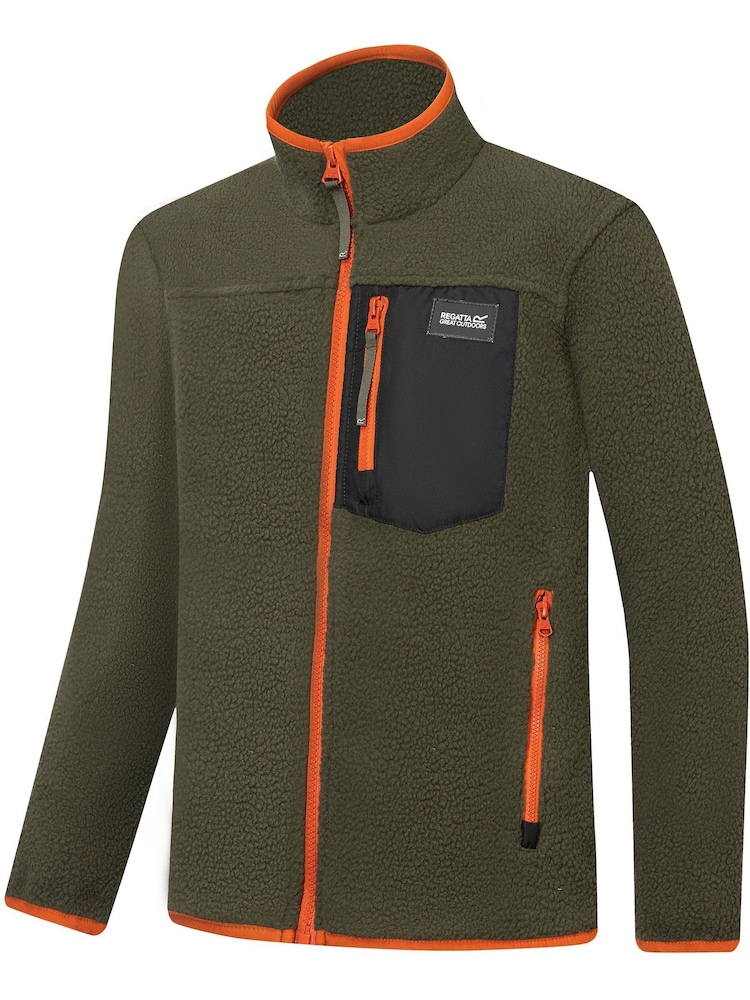 Regatta Dark Khaki/Rooibos Tea Junior Frankie Warm Fleece - Image 2 of 4