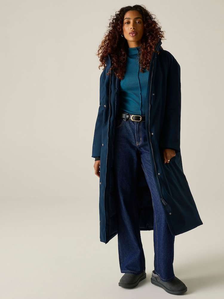 Azul - Chaqueta impermeable y aislante Regatta Janna - Imagen 2 de 11