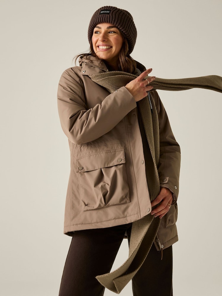 Regatta Natural Melina Waterproof Insulated Jacket - Image 1 of 11 Regatta Natural Melina Waterproof Insulated Jacket - Image 1 of 11