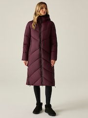 Regatta Purple Merida Baffled Jacket - Image 1 of 11