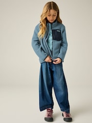 Regatta Dusky Blue/Navy Junior Frankie Warm Fleece - Image 4 of 10