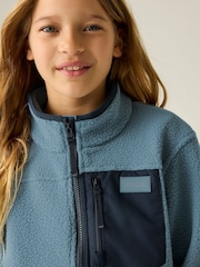 Regatta Dusky Blue/Navy Junior Frankie Warm Fleece - Image 5 of 10