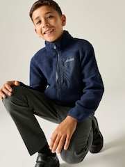 Blå - Regatta Junior Frankie varm fleece - Bilde 3 av 6