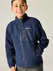 Blå - Regatta Junior Frankie varm fleece - Bilde 5 av 6