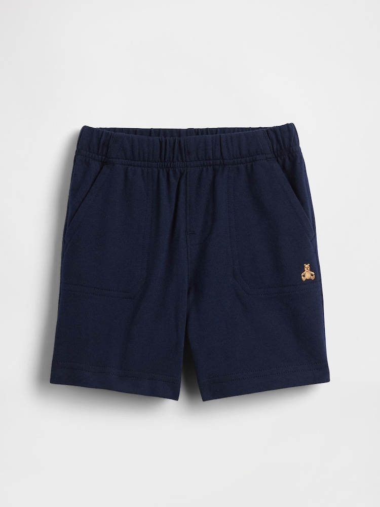 Gap Navy Pull On Shorts (6mths-5yrs) - Image 1 of 2