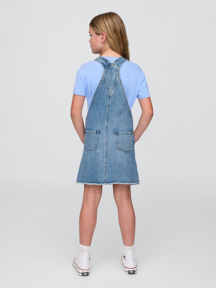 Gap Blue Denim Pinafore Dress (4-13yrs) - Image 2 of 5