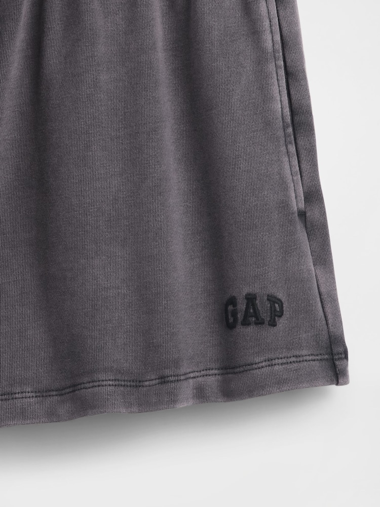 Gap Black 3 inch French Terry Relaxed Logo Sweat Shorts - Image 5 of 5 Gap Black 3 inch French Terry Relaxed Logo Sweat Shorts - Image 5 of 5