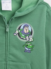 Gap Green Buzz Lightyear Disney Relaxed Zip Hoodie (4-13yrs) - Image 3 of 3