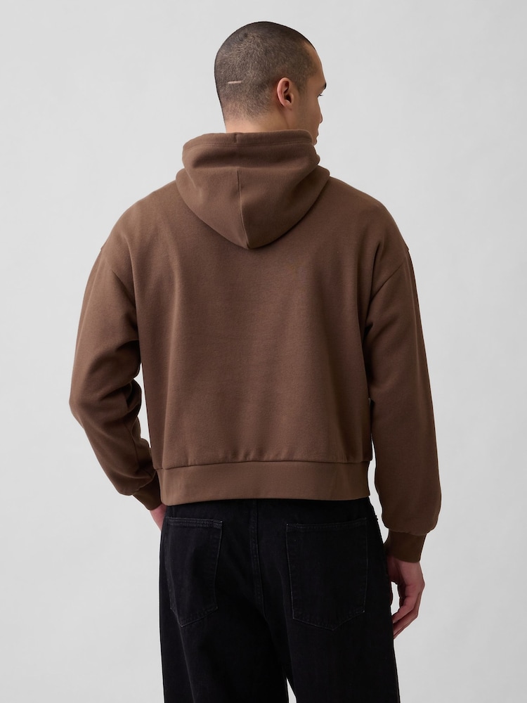 Gap Brown VintageSoft Oversized Logo Hoodie - Image 2 of 3 Gap Brown VintageSoft Oversized Logo Hoodie - Image 2 of 3