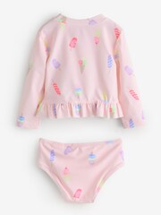 Gap Pink Ice Cream Rash Guard Swim Set (6mths-5yrs) - Image 2 of 5