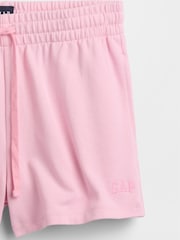 Gap Pink 3 inch French Terry Relaxed Logo Sweat Shorts - Image 4 of 4