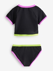 Gap Black Rash Guard Two-Piece Swimsuit (4-13yrs) - Image 2 of 4