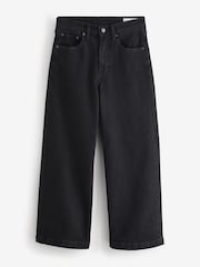 Gap Black High Waisted Stride Wide-Leg Ankle Jeans - Image 1 of 5