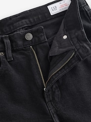 Gap Black High Waisted Stride Wide-Leg Ankle Jeans - Image 4 of 5