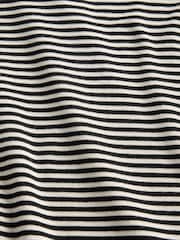 Schwarz/Creme/Gestreift - Gap Modern T-Shirt mit Rundhalsausschnitt - Bild 4 von 4