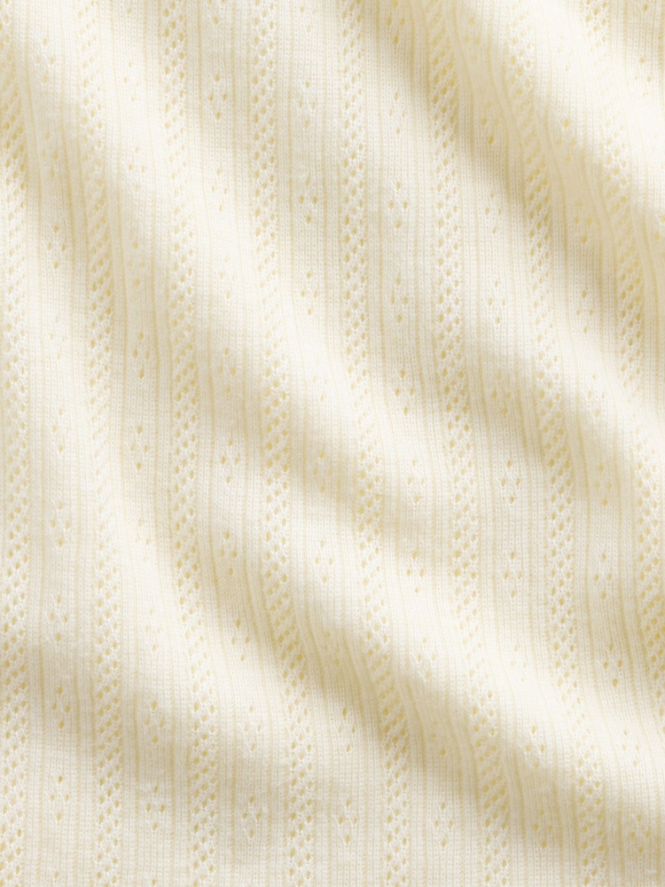 Gap Yellow Pointelle Shell Vest - Image 4 of 4