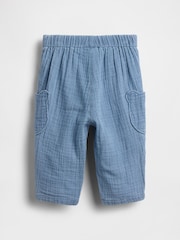 Gap Cotton Gauze Brannan Bear Trousers (0-24mths) - Bild 2 von 3