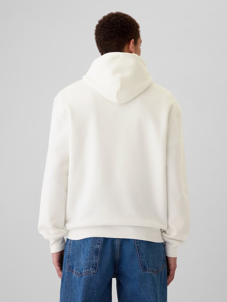 Gap White VintageSoft Arch Logo Hoodie (2-mths) - Image 2 of 4