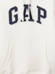 Gap White VintageSoft Arch Logo Hoodie - Image 5 of 6