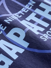 Albastru - Tricou grafic cu mânecă scurtă Gap (4-13ani) - Imaginea 4 din 4