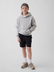 Negru - Gap Quick-Dry Shorts (4-13yrs) - Imaginea 3 din 5