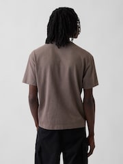 Brun - Gap Heavyweight Boxy T-shirt - Billede 2 af 4